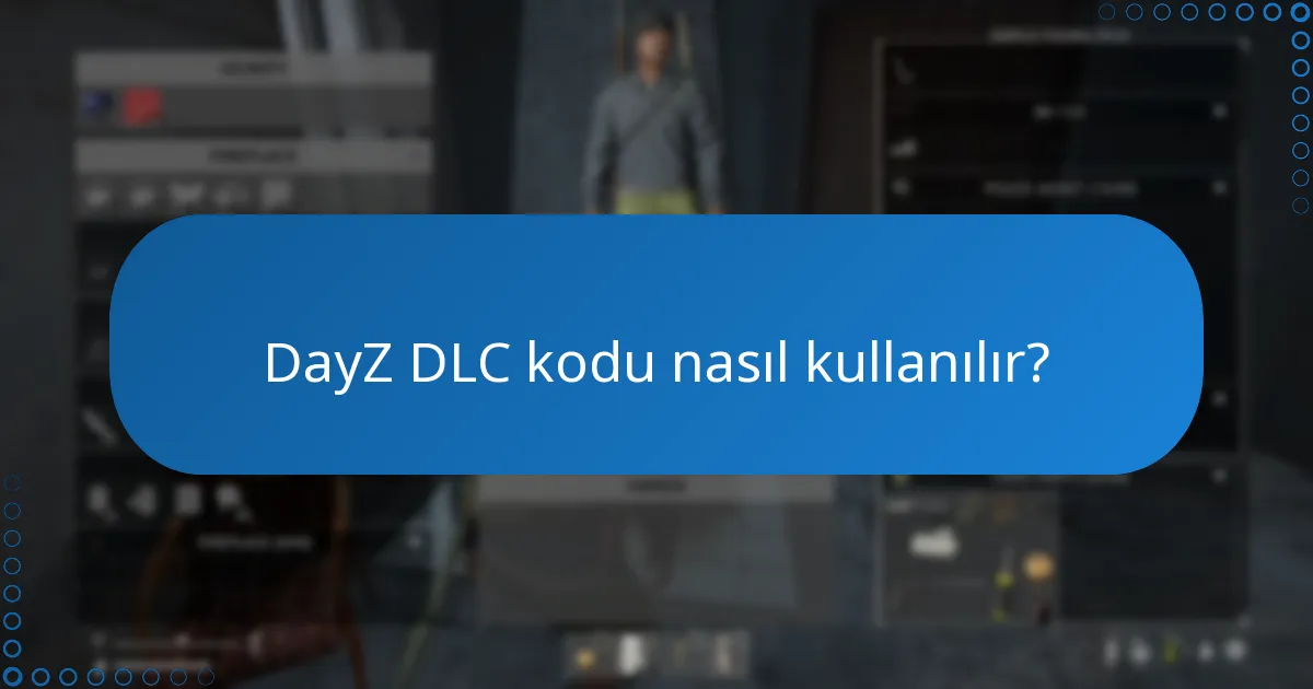 DayZ DLC kodunu kullanırken yaygın hatalar nelerdir?