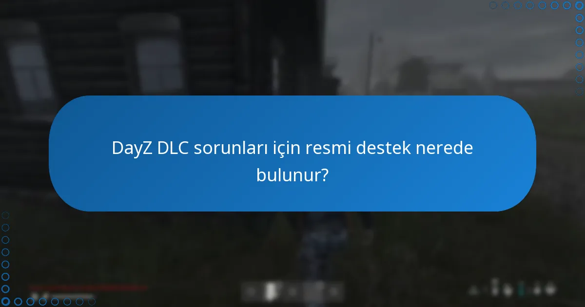 DayZ müşteri desteği için iletişim yöntemleri nelerdir?