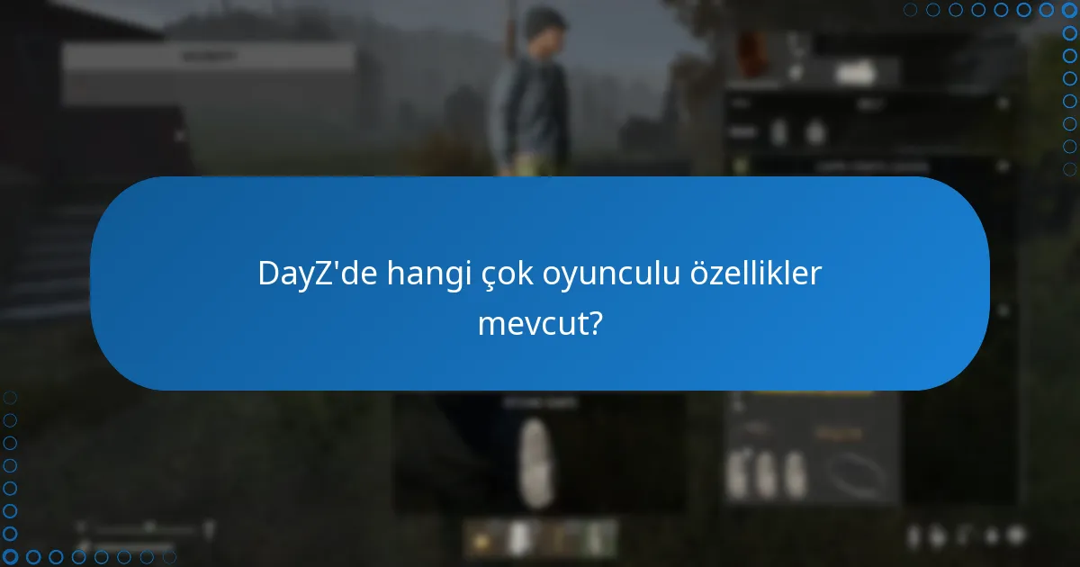 DayZ’nin temel oyun özellikleri nelerdir?
